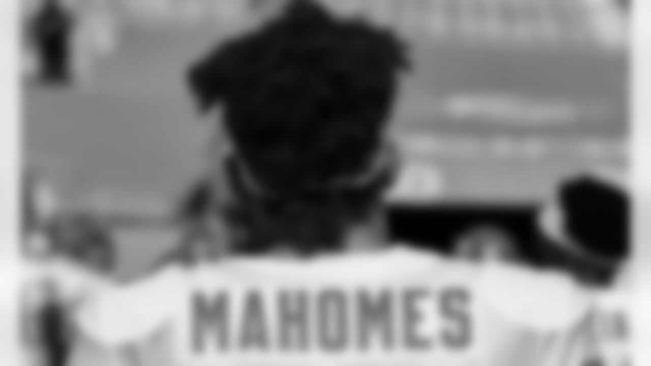Kansas City Chiefs Quarterback Patrick Mahomes (15) walking off the field prior to an NFL Football game against the Miami Dolphins, Sunday December 13, 2020 in Miami Gardens.