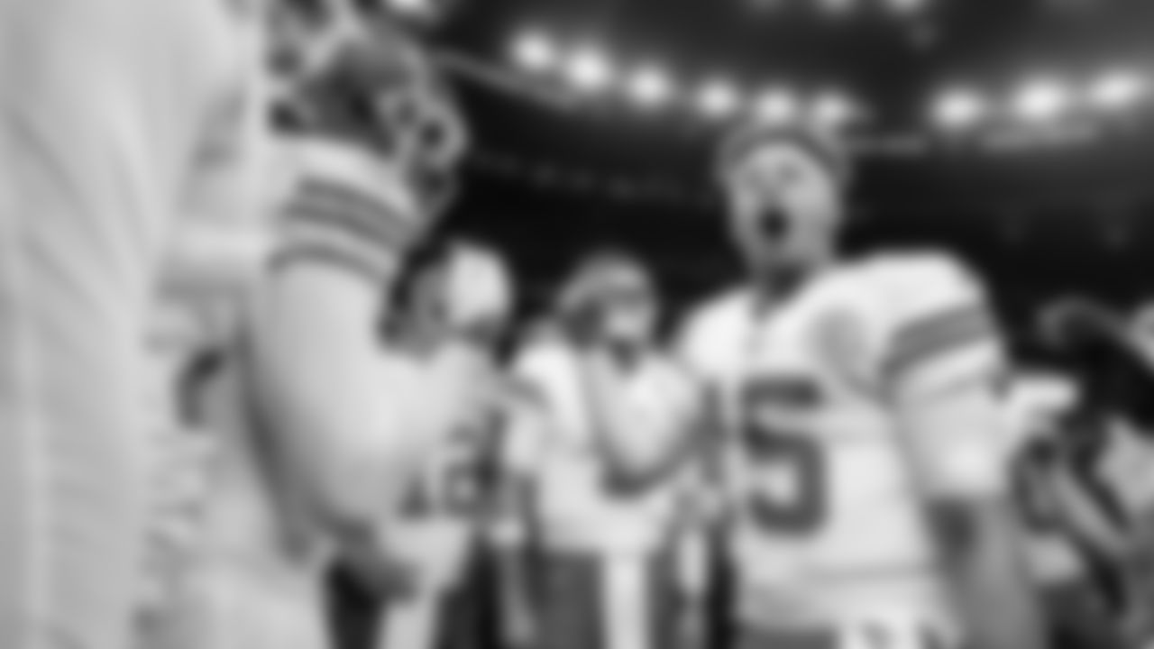 Kansas City Chiefs quarterback Patrick Mahomes (15) during pregame warmups at the Chiefs preseason Week 1 matchup against the New Orleans Saints on Sunday, August 13, 2023.