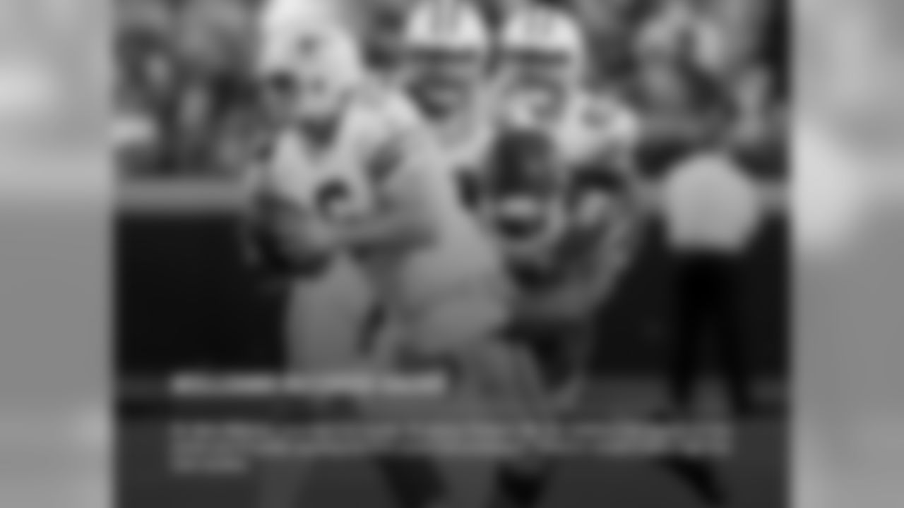 WILLIAMS RECORDS SACKS: DL Nick Williams recorded 2.0 sacks, dropping Packers QB Joe Callahan for losses of five yards and 14 yards, marking his first sacks this preseason. Williams added a team-high five solo tackles.