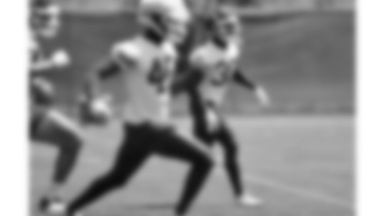 Kansas City Chiefs cornerback Dicaprio Bootle (30) at day 10 of OTAs on Friday, June 9, 2023 in Kansas City, MO.
