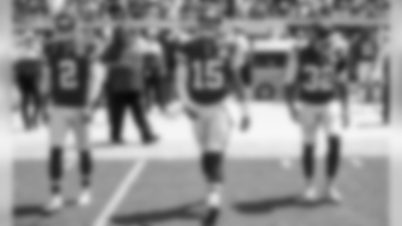 Team captains before the game between the Kansas City Chiefs and the Jacksonville Jaguars at TIAA Bank Field in Jacksonville, FL.