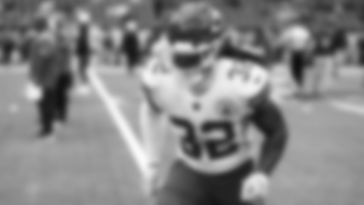 Kansas City Chiefs linebacker Nick Bolton (32) prior to an NFL football game against the Houston Texans, Sunday, December 18, 2022 in Houston.