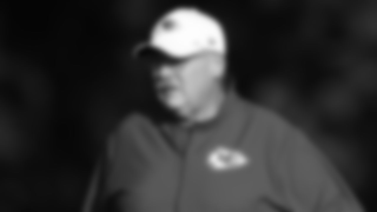 Kansas City Chiefs Head Coach Andy Reid during 2019 Training Camp practice at Missouri Western State University, St Joseph, MO