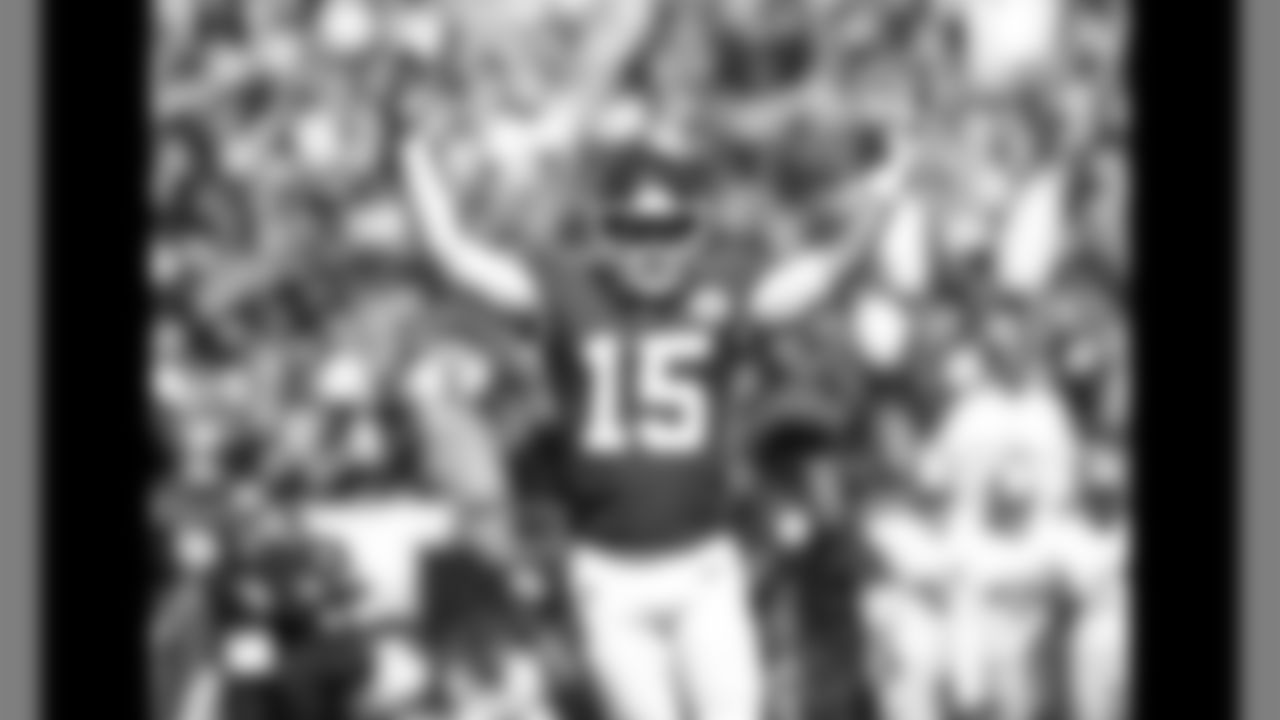 Kansas City Chiefs quarterback Patrick Mahomes during the game against the San Francisco 49ers on September 23, 2018