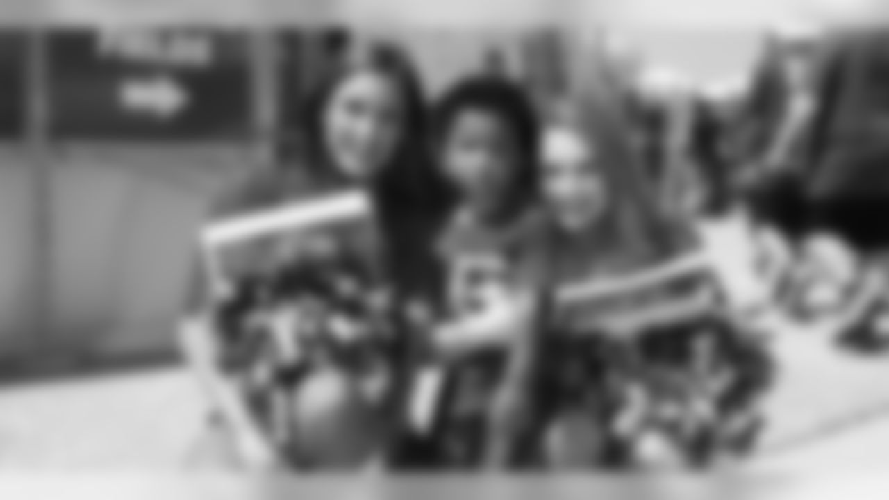 Fans and cheerleaders before a 2019 Training Camp practice at Missouri Western State University in St. Joseph, MO.
