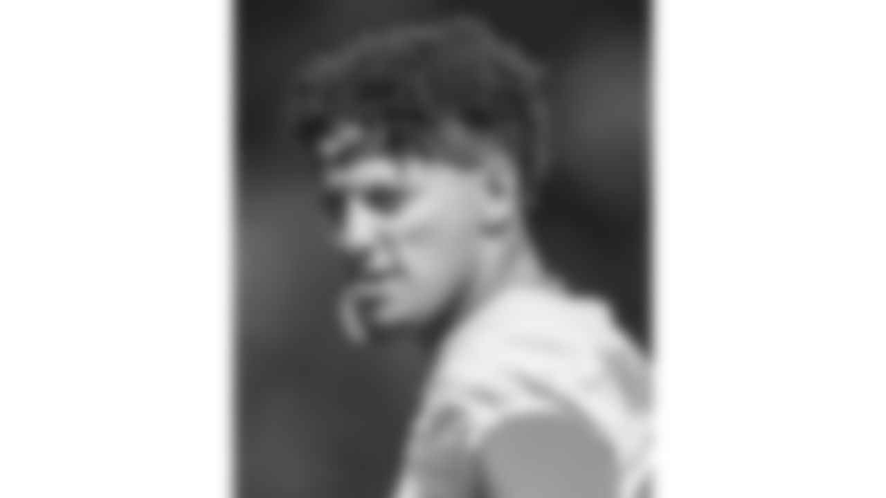 Kansas City Chiefs quarterback Patrick Mahomes (15) waits in between drills at day two of Kansas City Chiefs pre Training Camp in St. Joseph, MO on Thursday, July 20, 2023.