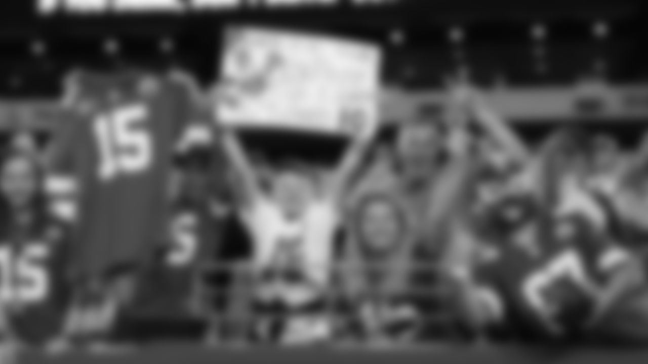 Fans prior to the NFL Week 4 matchup against the New York Jets at MetLife Stadium in East Rutherford, New Jersey on October 1, 2023.