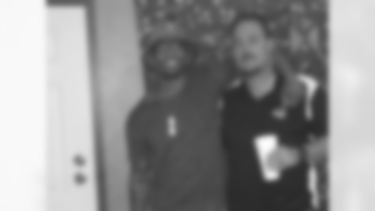 Charcandrick West and life-long family friend, Lonnie O'neal