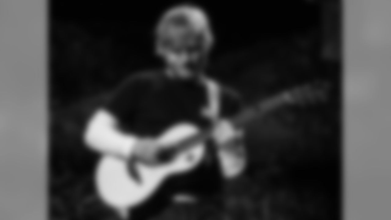 Ed Sheeran performing at Arrowhead Stadium during his 2018 North American Stadium Tour on October 13, 2018