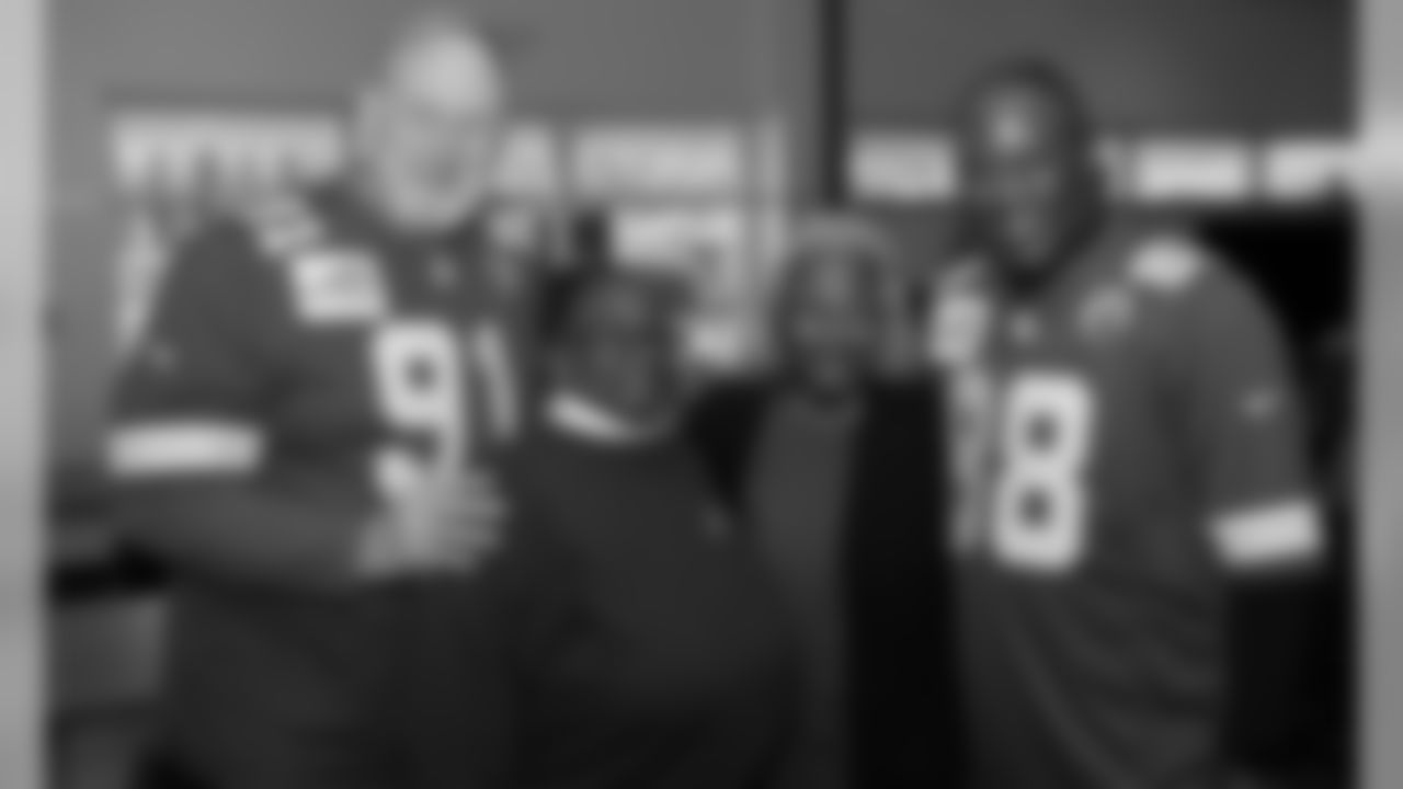 The Chiefs Ambassadors visit the Don Bosco Senior Center to ring in the New Year, play bingo, and engage with the seniors living there, many of whom are life-long Chiefs fans.
