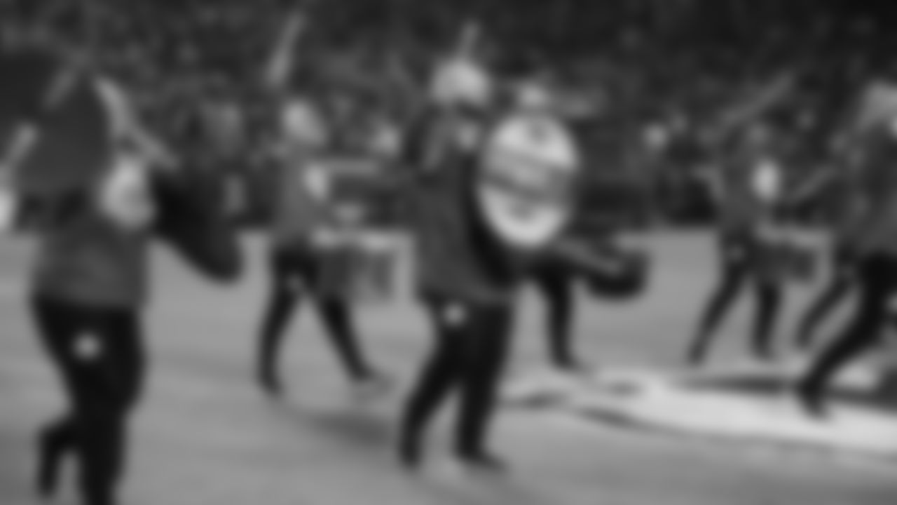Rumble performs prior to an NFL football game against the New York Giants, Monday, November 1, 2021 in Kansas City.