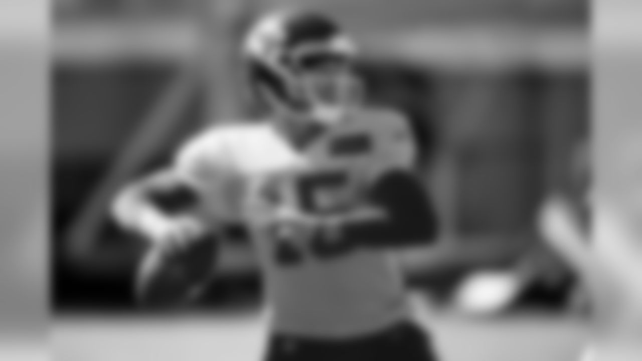 Kansas City Chiefs quarterback Patrick Mahomes (15) during practice on 9/27/18