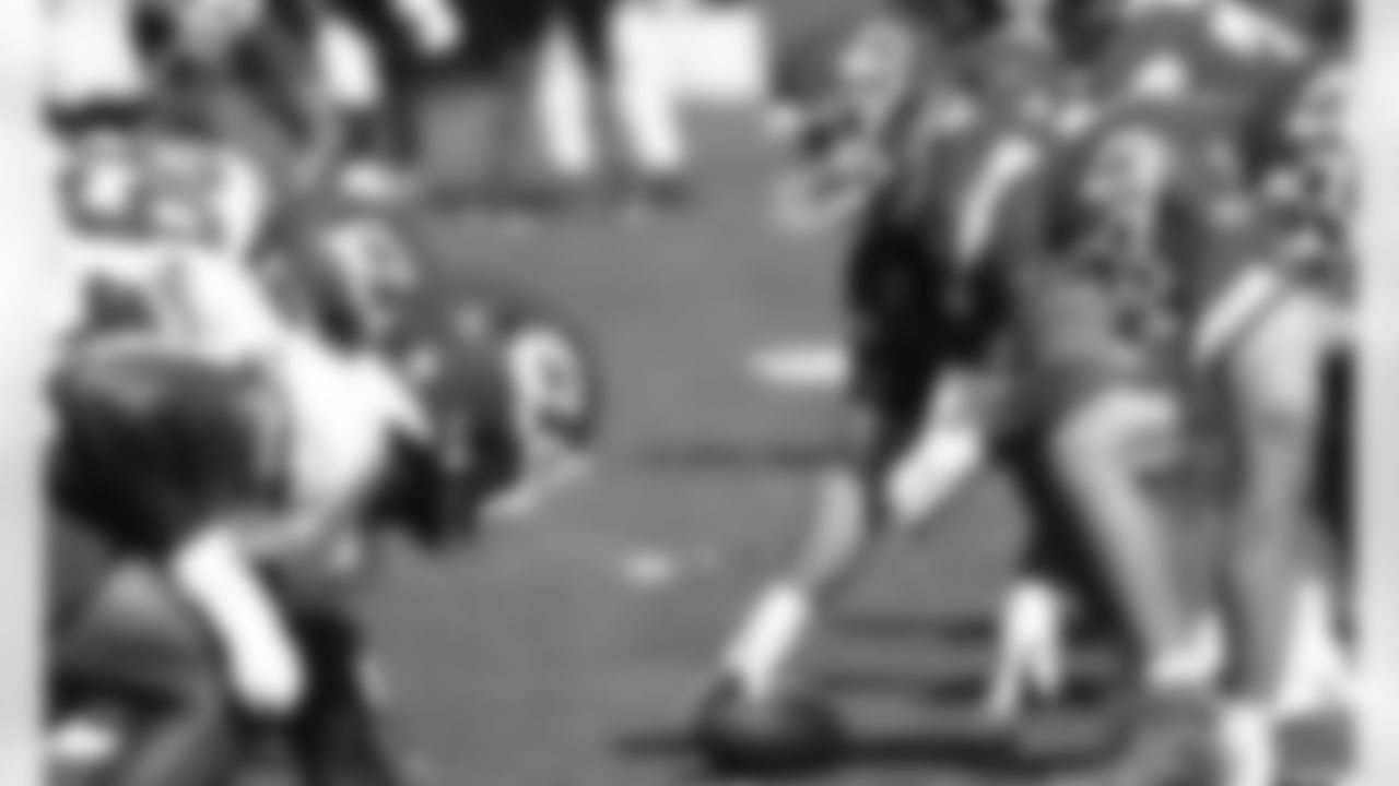 Kansas City Chiefs linemen during training camp at Missouri Western State University.