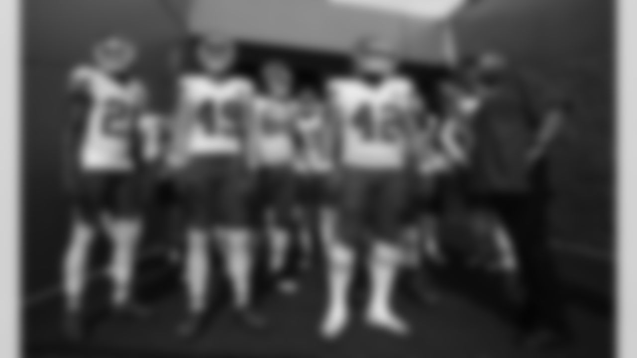 The Kansas City Chiefs prepare to take the field prior to an NFL Football game against the Miami Dolphins, Sunday December 13, 2020 in Miami Gardens.