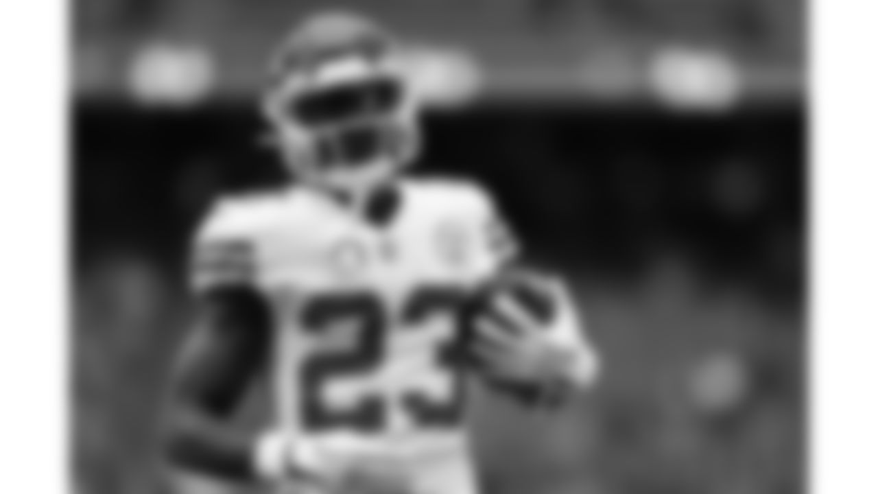 Kansas City Chiefs cornerback Joshua Williams (23) prior to an NFL football game against the Houston Texans, Sunday, December 18, 2022 in Houston.
