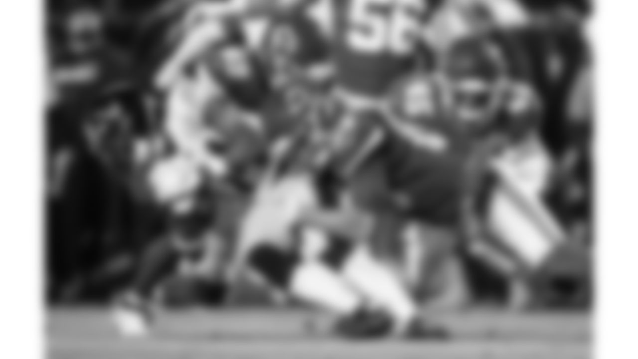 Kansas City Chiefs tight end Noah Gray (83) makes a tackle during the wildcard playoff football game against the Pittsburgh Steelers, Sunday, January 16, 2022 in Kansas City.
