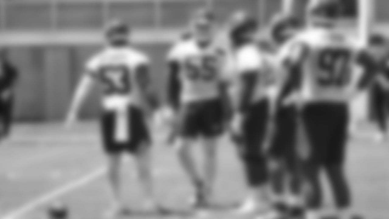 The Kansas City Chiefs participate in the eight practice of OTA''s.