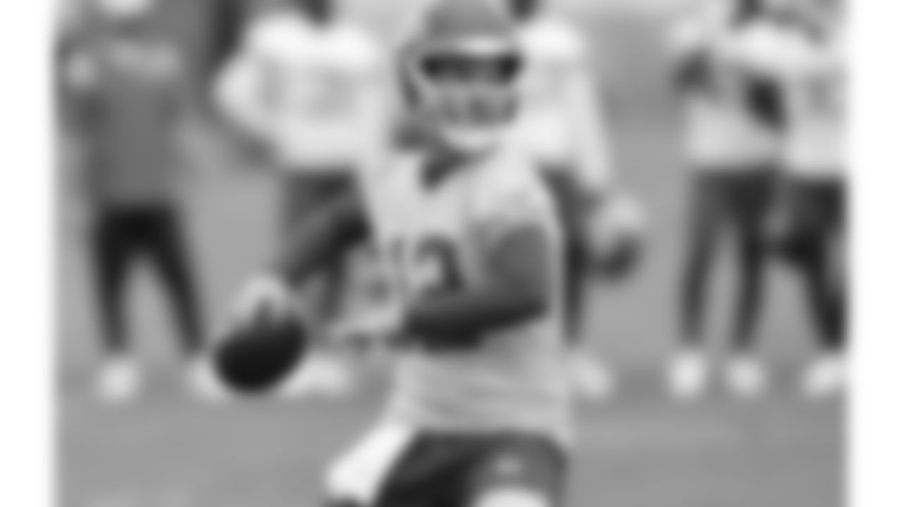 Kansas City Chiefs quarterback Shane Buechele (12) at day 5 of OTAs on Wednesday, May 31, 2023 in Kansas City, MO.