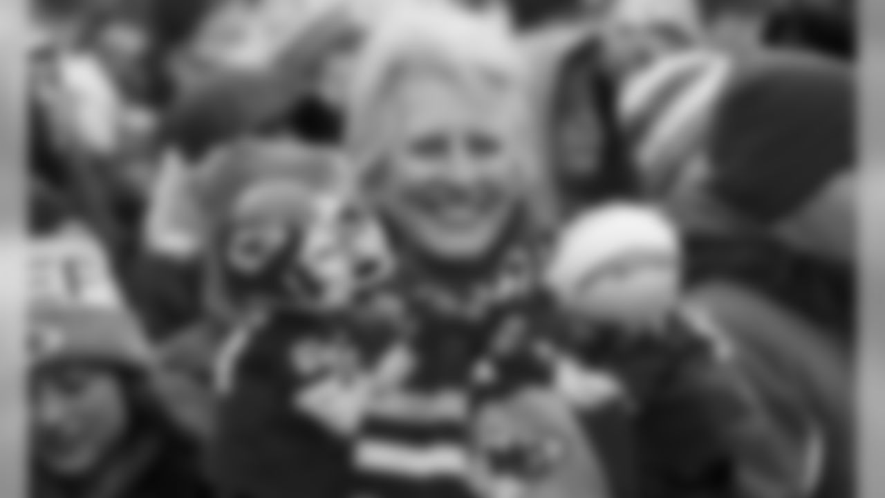 Puppet Lady during the game between the Kansas City Chiefs and the Los Angeles Chargers at Arrowhead Stadium.