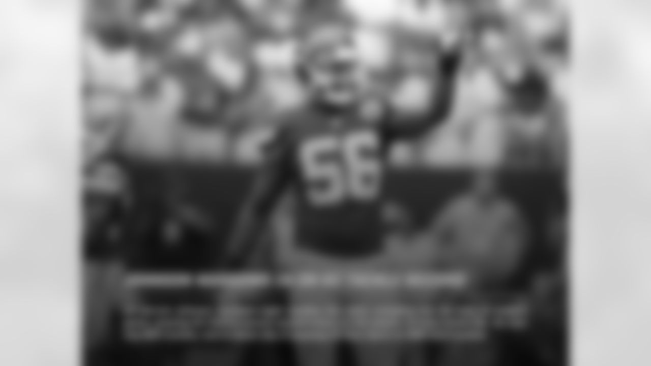 JOHNSON NARROWS IN ON KC TACKLE RECORD: LB Derrick Johnson recorded eight tackles (six solo), including two for loss, in today's game, passing Art Still to secure second place on the team's all-time tackle list. He now has 993 tackles, and is seven shy of passing LB Gary Spani at 999 total tackles.