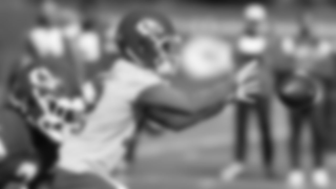 Kansas City Chiefs quarterback Shane Buechele (12) receives the snap during practice on Thursday, October 13, 2022.