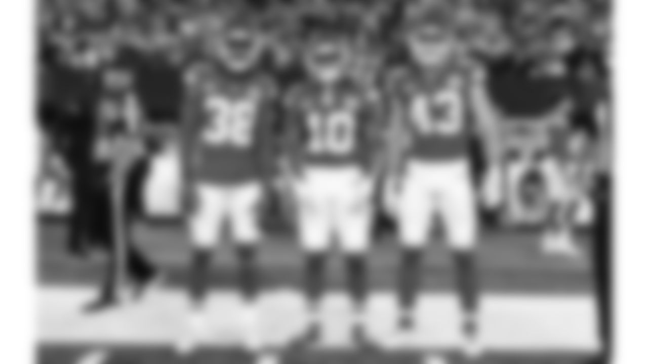 Kansas City Chiefs game captains prior to the regular season Week 4 NFL Football Game on Sunday, October 1, 2023 at MetLife Stadium in East Rutherford, NJ.