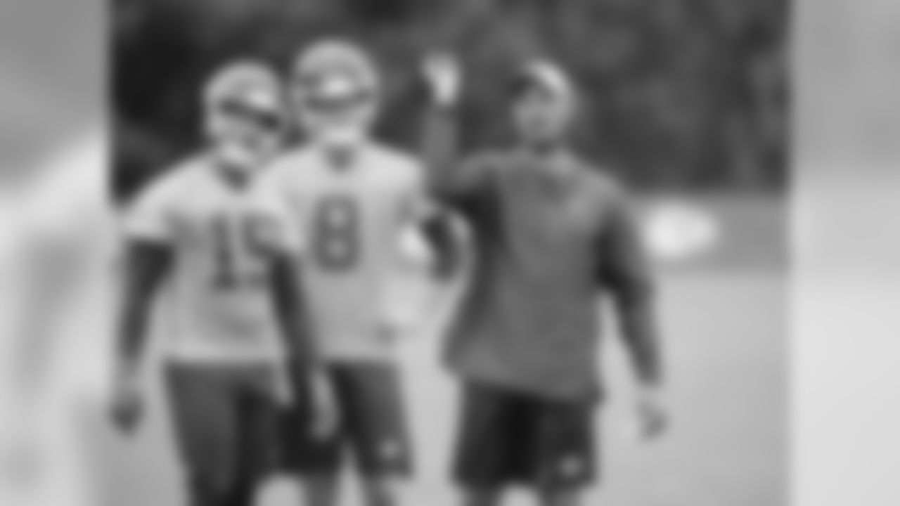 Mike Kafka during practice on 8/7/18 at Chiefs Training Camp at Missouri Western State University in St. Joseph, Missouri.