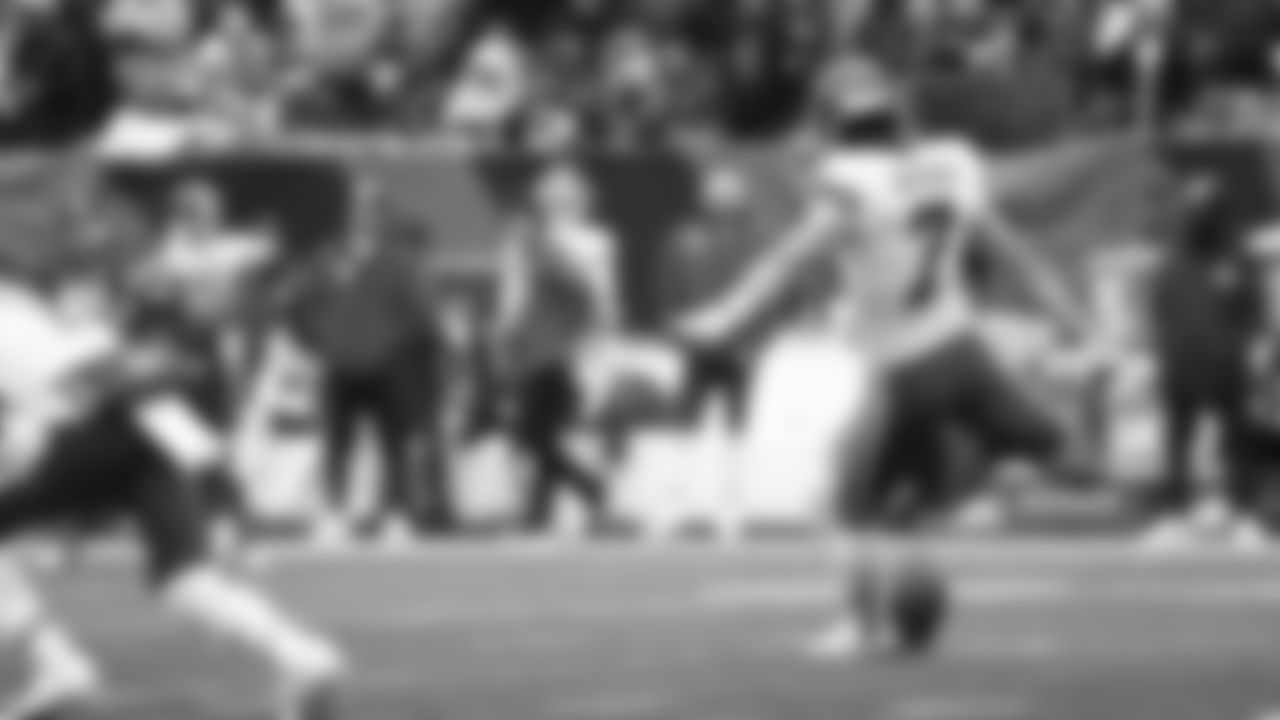 Kansas City Chiefs kicker Harrison Butler (7) during an NFL football game against the Cincinnati Bengals, Sunday, January 2, 2022 in Cincinnati.