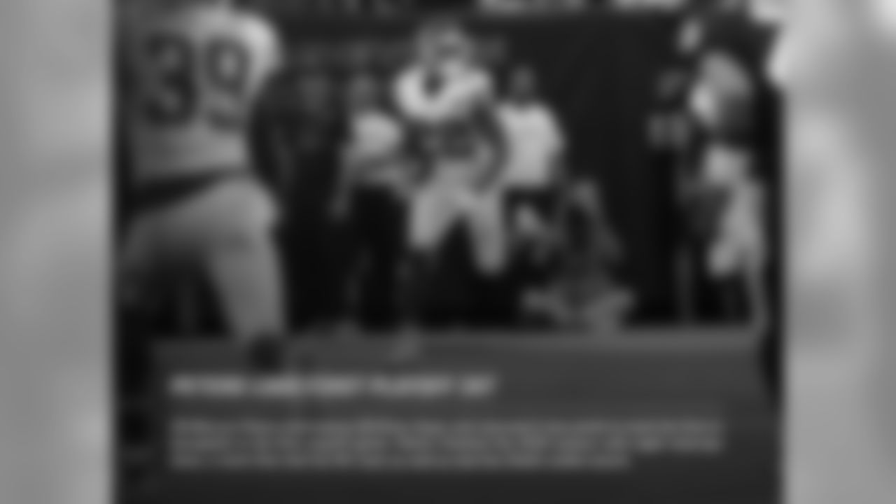 PETERS LOGS FIRST PLAYOFF INT: CB Marcus Peters intercepted QB Brian Hoyer and returned it two yards to mark his first interception in his first playoff game. Peters finished the 2015 season with eight interceptions, a mark that tied the NFL best as well as tied the Chiefs rookie record.