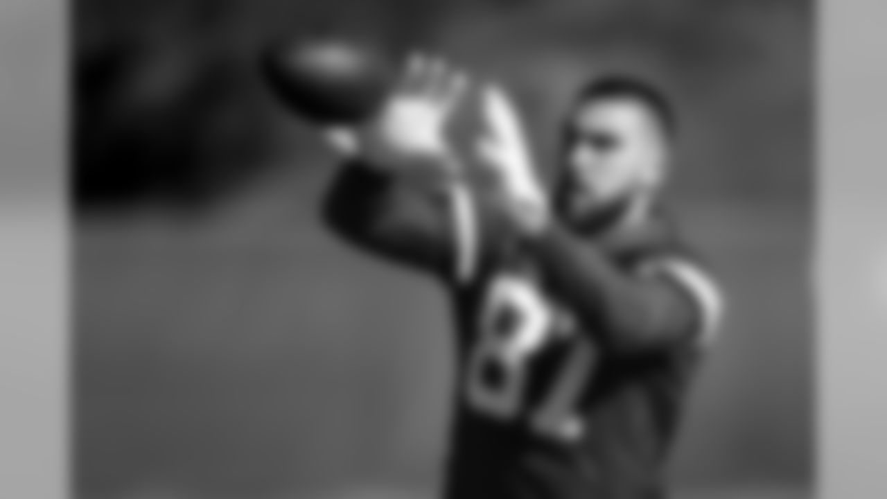 Kansas City Chiefs tight end Travis Kelce (87) during practice on 11/7/18