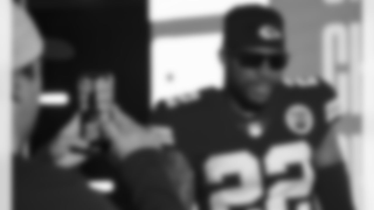 Kansas City Chiefs defensive back Juan Thornhill (22) during the Kansas City Chiefs Media Production Day 2021.