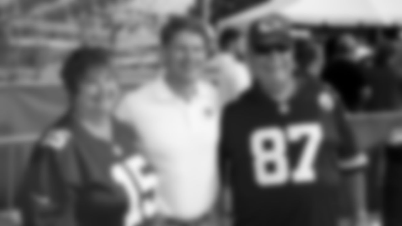 Kansas City Chiefs CEO, Chairman, and Owner Clark Hunt during the Season Ticket Member Pancake Breakfast before a 2019 Training Camp practice at Missouri Western State University in St. Joseph, MO.