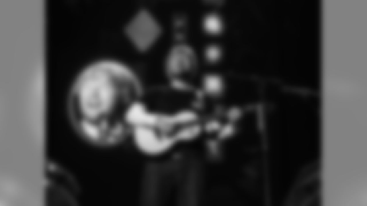 Ed Sheeran performing at Arrowhead Stadium during his 2018 North American Stadium Tour on October 13, 2018