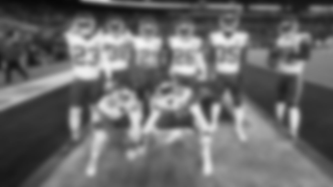 Kansas City Chiefs defense prior to the Week 2 game against the Baltimore Ravens at M&T Bank Stadium on September 19, 2021