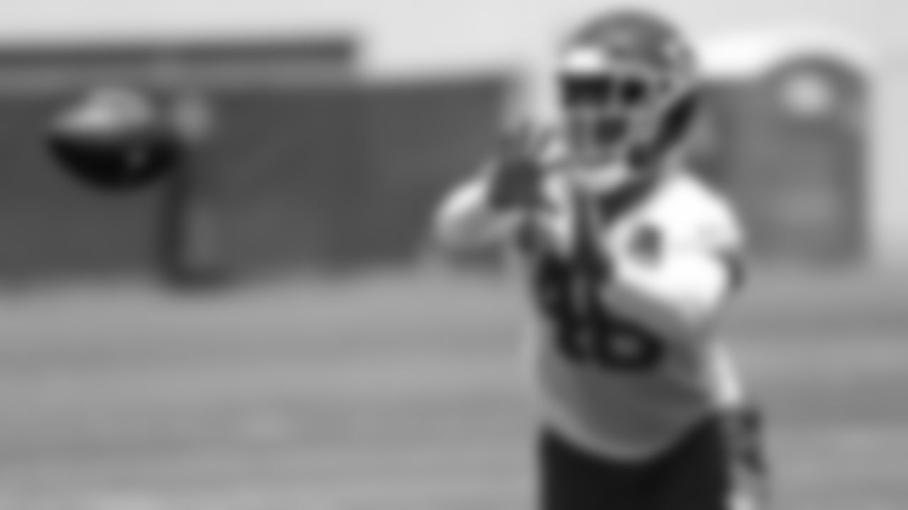 The Kansas City Chiefs participate in the eight practice of OTA''s.