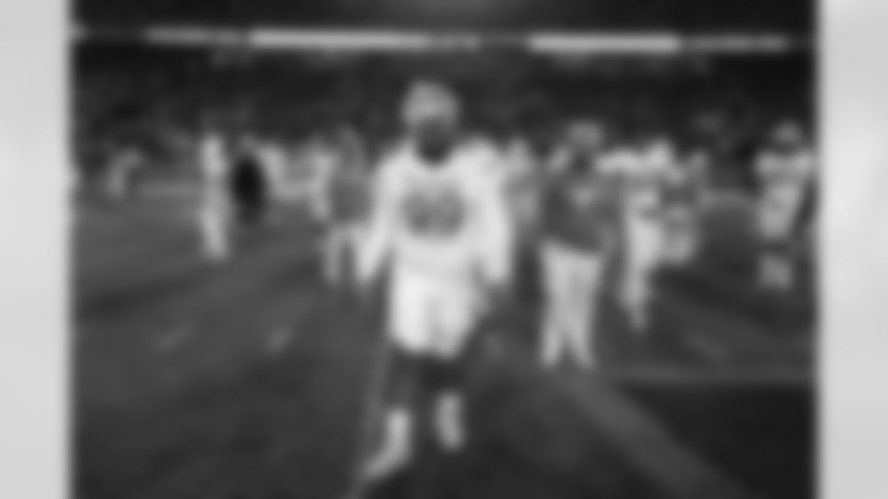 Texas defensive lineman Keondre Coburn (99) walks off the field after an NCAA college football game against Iowa State, Saturday, Nov. 6, 2021, in Ames, Iowa. Iowa State won 30-7. (AP Photo/Charlie Neibergall)