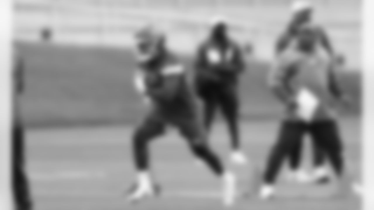 The Kansas City Chiefs Running Back Corey Taylor during day two practice at Chiefs rookie mini camp.