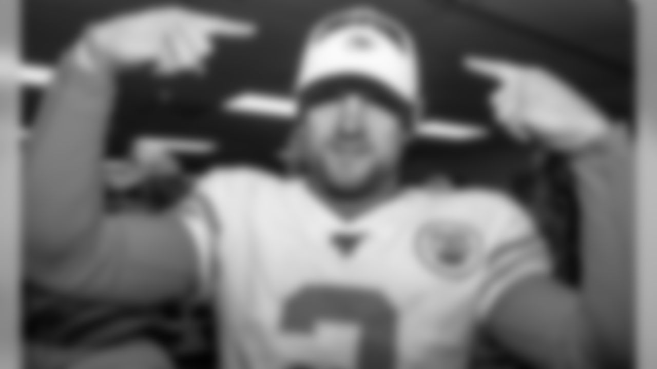 Kansas City Chiefs Punter Dustin Colquitt (2) after the game between the Kansas City Chiefs and the New England Patriots on December 8, 2019.
