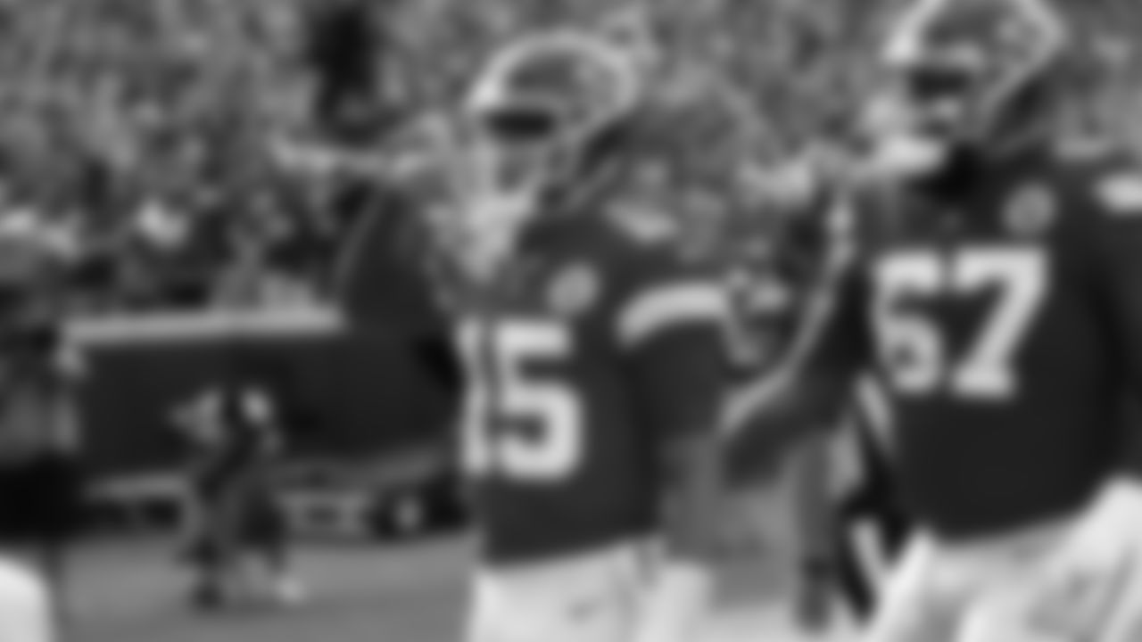 Kansas City Chiefs vs Cleveland Browns during NFL Season Opener at GEHA Field at Arrowhead Stadium in Kansas City, MO on September 12, 2021