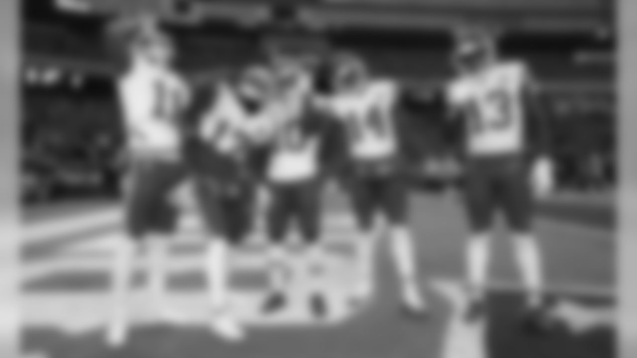 The Legion of Zoom prior to the game between the Kansas City Chiefs and the New England Patriots on December 8, 2019.