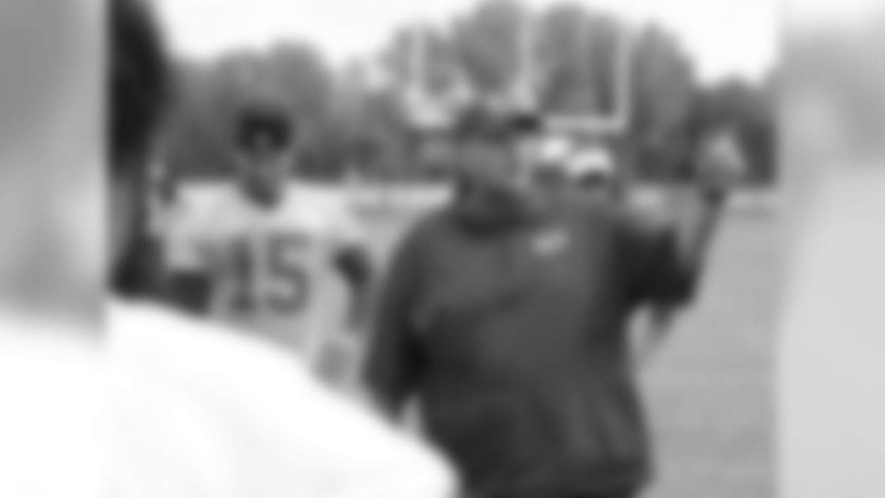 Andy Reid during practice on 8/7/18 at Chiefs Training Camp at Missouri Western State University in St. Joseph, Missouri.