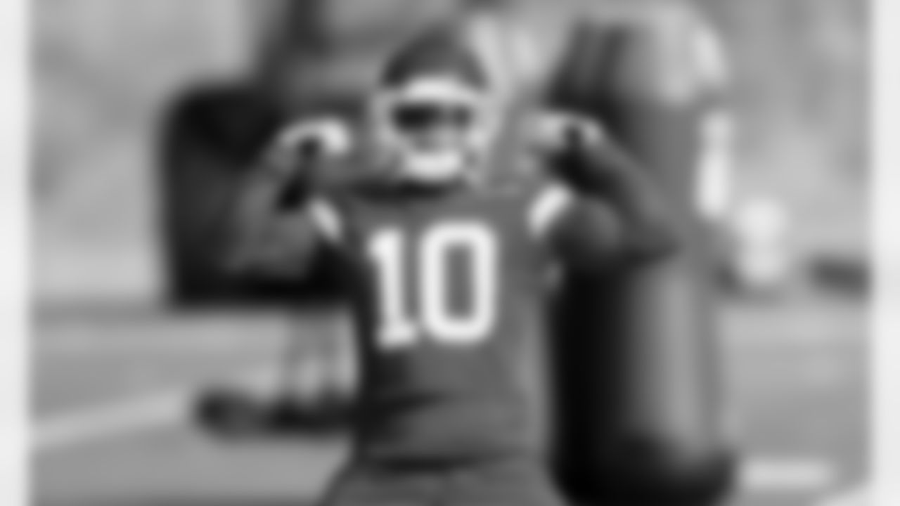 Kansas City Chiefs Wide Receiver Tyreek Hill (10) at practice in preparation for this weeks AFC Championship game vs the Buffalo Bills.