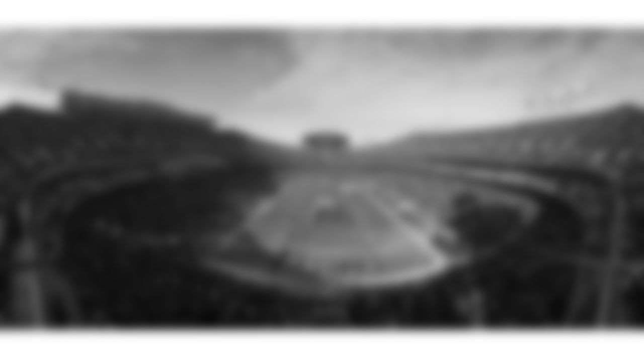 A scenic view of GEHA Field at Arrowhead Stadium prior to an NFL football game against the Seattle Seahawks, Saturday, December 24, 2022 in Kansas City.