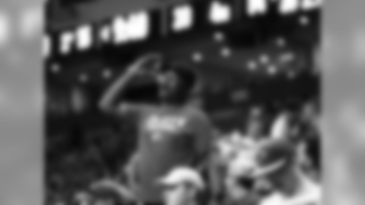 A fan on 8/17/18 during Chiefs at Falcons in Mercedes-Benz Stadium.