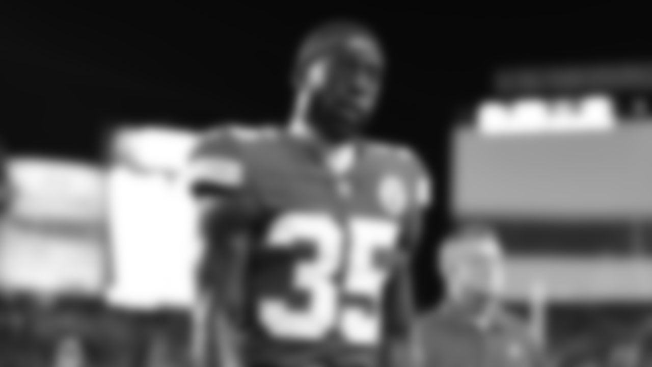 Kansas City Chiefs defensive back Jaylen Watson (35) during an NFL football game against the Tampa Bay Buccaneers, Sunday, October 2, 2022 in Tampa Bay.