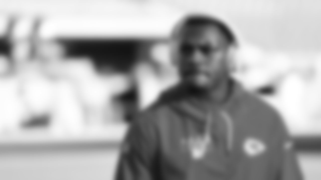 Kansas City Chiefs running back Derrick Gore (40) prior to the Week 2 game against the Baltimore Ravens at M&T Bank Stadium on September 19, 2021