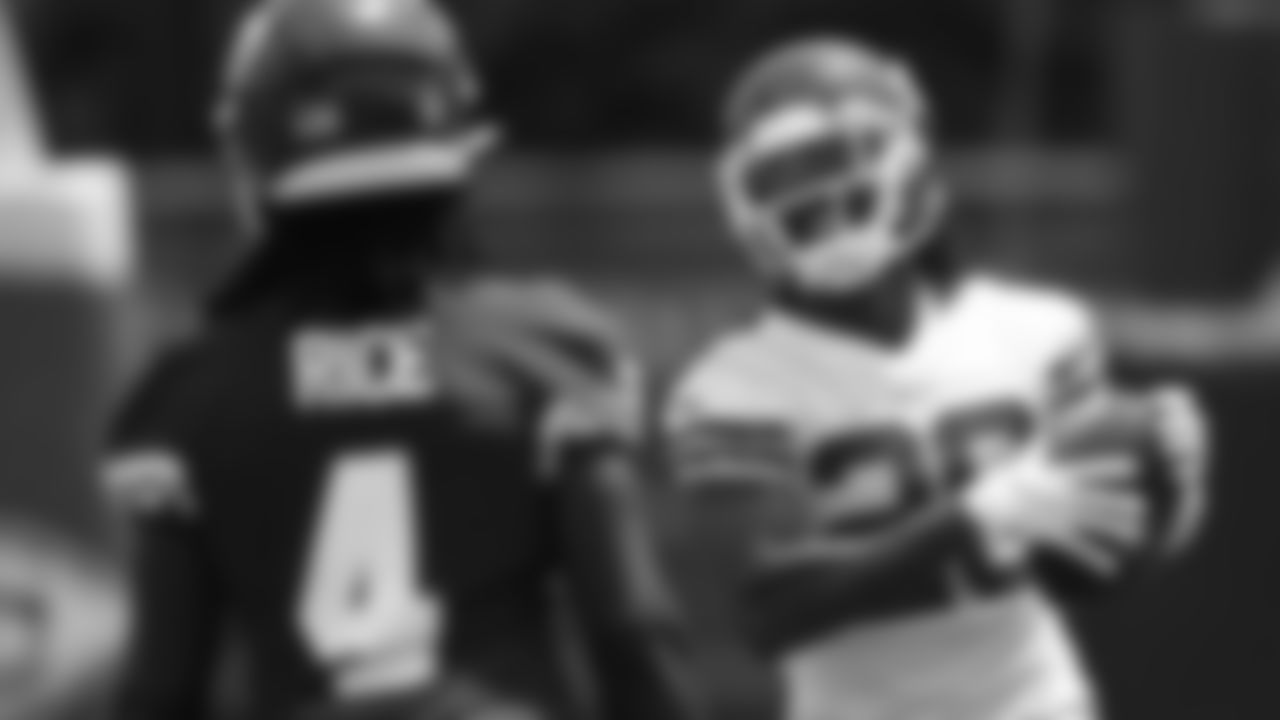 Kansas City Chiefs defensive back Deon Bush (26) at day 4 of OTAs on Tuesday, May 30, 2023 in Kansas City, MO.