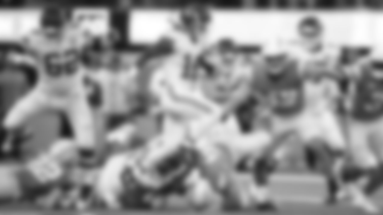Kansas City Chiefs face off against the Los Angeles Chargers at SoFi Stadium on November 20, 2022 in Los Angeles, California