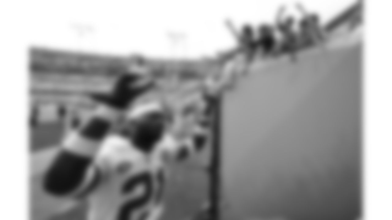 Kansas City Chiefs safety Mike Edwards (21) after the NFL week 2 matchup against the Jacksonville Jaguars at EverBank Stadium in Jacksonville, Florida on September 17, 2023.