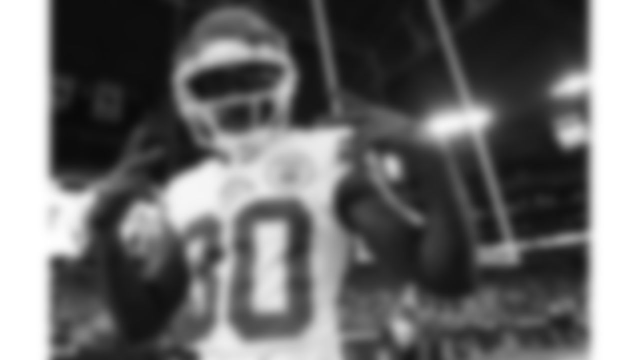 Kansas City Chiefs cornerback Dicaprio Bootle (30) during pregame warmups before the Chiefs preseason Week 2 matchup against the Arizona Cardinals on Saturday, August 19, 2023.